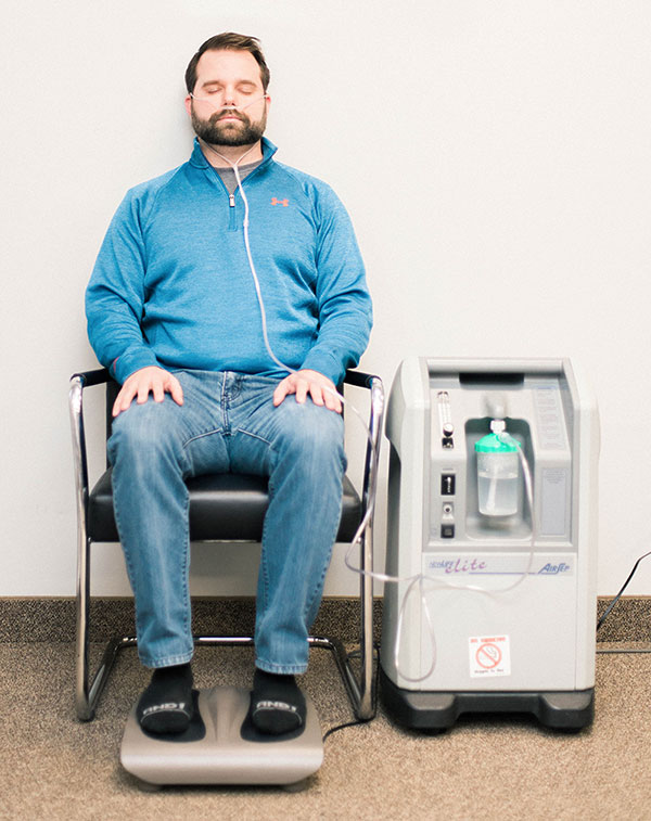 dysautonomia patient receiving treatment