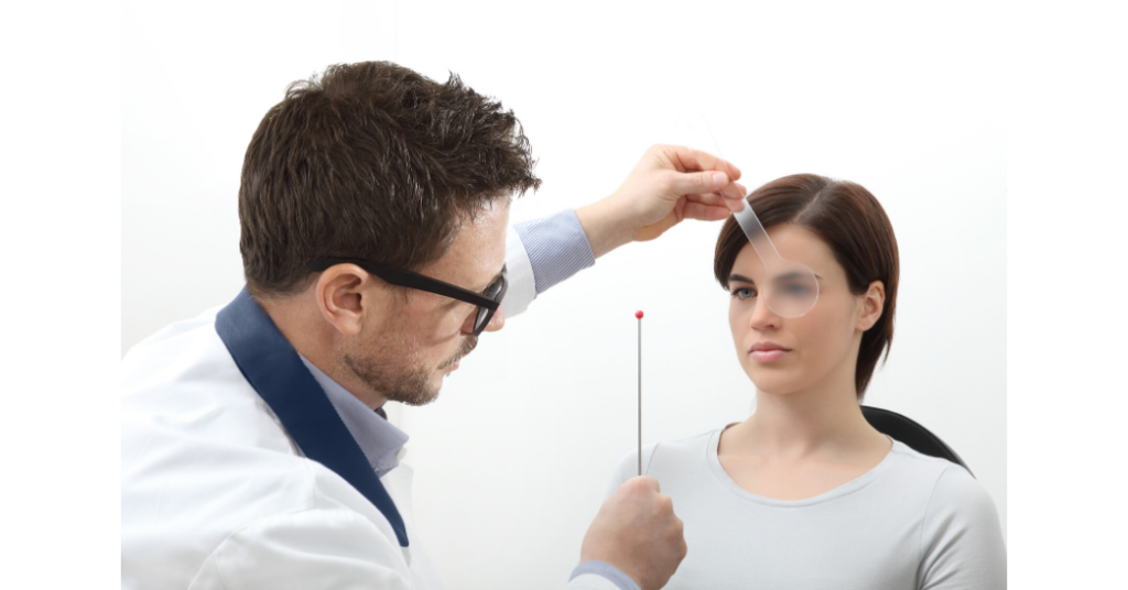 eye movements post-concussion