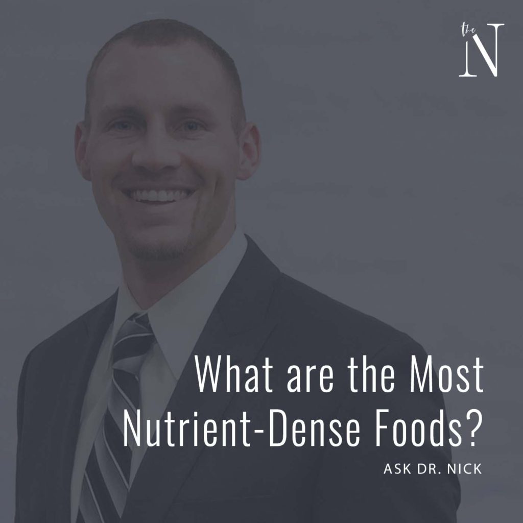 nutrient dense foods